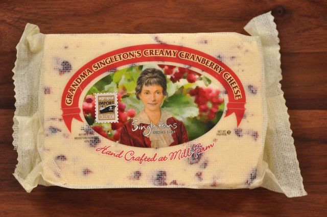 Grandma Singleton's Creamy Cranberry Cheese - Wensleydale with Cranberry